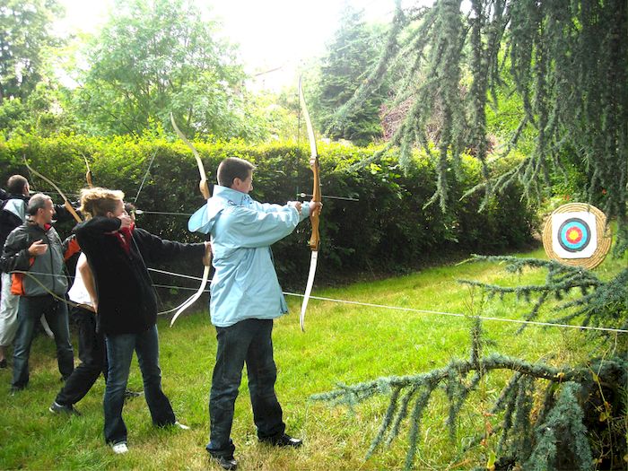 Alpes mancelles Aventures tir arc